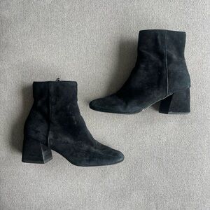 Steve Madden Black Ankle Booties